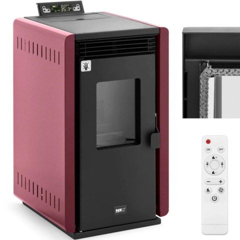 Piec piecyk kominek na pellet wolnostojący z pilotem 50-150 m3 6000 W Piec piecyk kominek na pellet wolnostojący z pilotem 50-150 m3 6000 W
