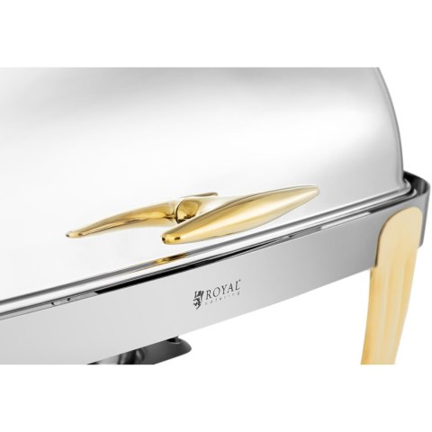 Podgrzewacz do potraw stołowy na pastę z pokrywą rolltop GN 1/1 9 l Podgrzewacz do potraw stołowy na pastę z pokrywą rolltop GN 1/1 9 l