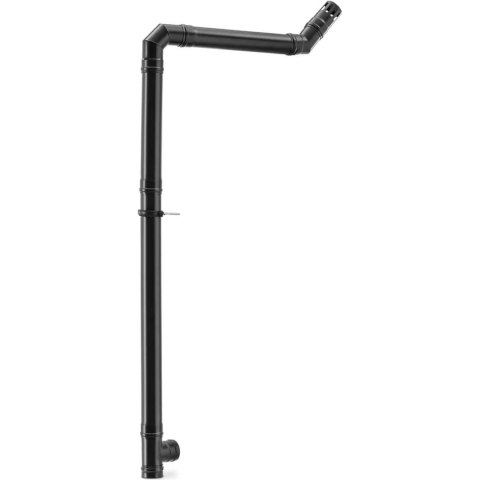 Zestaw rur kominowych do pieca na pellet ze stali węglowej śr. 80 mm Zestaw rur kominowych do pieca na pellet ze stali węglowej śr. 80 mm