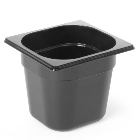 Pojemnik gastronomiczny GN 1/6 z czarnego poliwęglanu 176x162x200mm 3.4L Hendi 862704 Pojemnik gastronomiczny GN 1/6 z czarnego poliwęglanu 176x162x200mm 3.4L Hendi 862704
