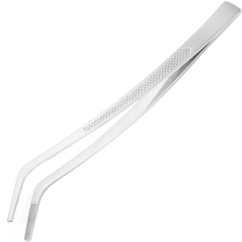 Pęseta kuchenna zakrzywiona profilowana 240 mm - Hendi 680186 Pęseta kuchenna zakrzywiona profilowana 240 mm - Hendi 680186