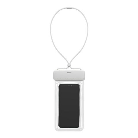 Uniwersalny wodoodporny pokrowiec etui na telefon max 7.2'' na basen nad wodę biały