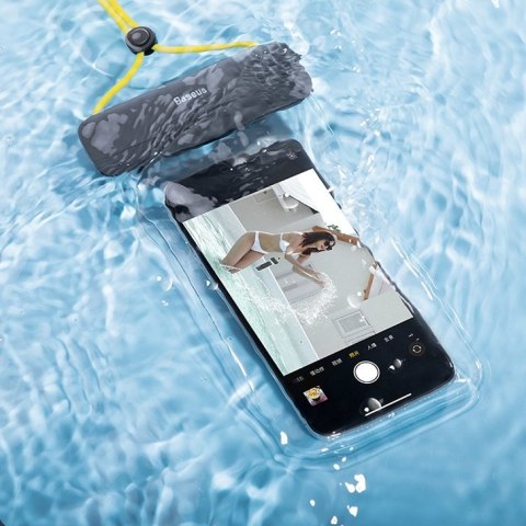 Uniwersalny wodoodporny pokrowiec etui na telefon max 7.2'' na basen nad wodę biały