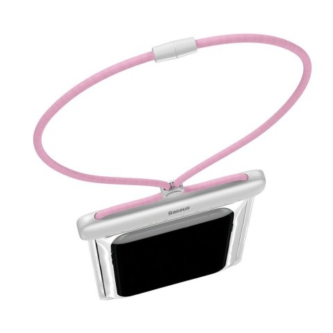 Uniwersalny wodoodporny pokrowiec etui na telefon max 7.2'' na basen nad wodę różowy