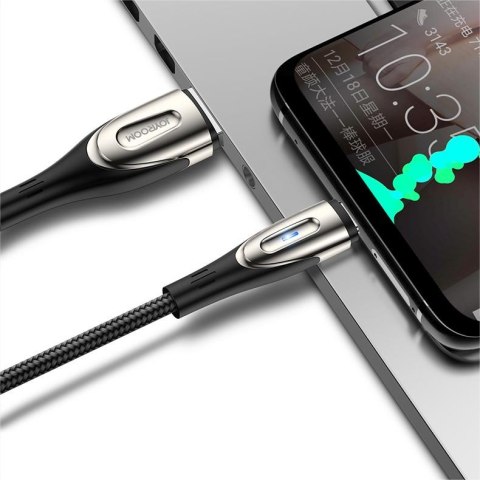 Kabel przewód do szybkiego ładowania iPhone USB-A - Lightning Sharp Series 3m czarny