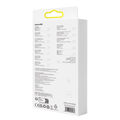 Kabel przewód w oplocie do iPhone Explorer Series USB - Lightning 2.4A 2m biały