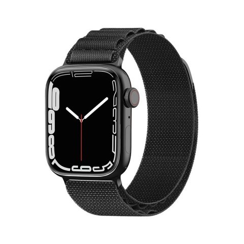 Pasek ze stalową sprzączką Alpine do Apple Watch 38 / 40 / 41 mm czarny Pasek ze stalową sprzączką Alpine do Apple Watch 38 / 40 / 41 mm czarny
