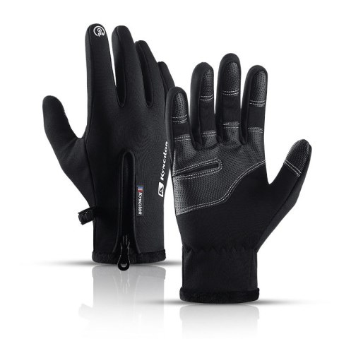 Sportowe rękawiczki dotykowe do telefonu zimowe Outdoor roz. XL czarne Sportowe rękawiczki dotykowe do telefonu zimowe Outdoor roz. XL czarne