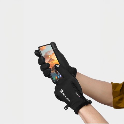 Sportowe rękawiczki dotykowe do telefonu zimowe Outdoor roz. XL czarne Sportowe rękawiczki dotykowe do telefonu zimowe Outdoor roz. XL czarne