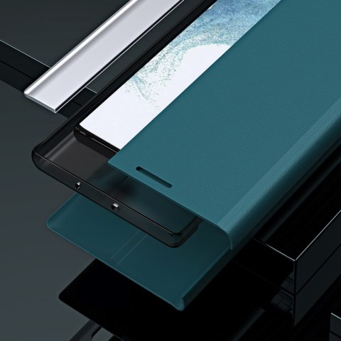 Etui pokrowiec z klapką i podstawką do Xiaomi Redmi 11A / Poco C55 / Redmi 12C Sleep Case Pro niebieski