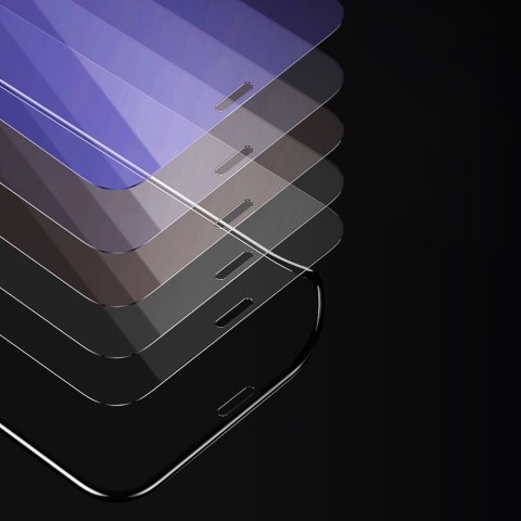 2x Szkło hartowane 9H na cały ekran z ramką iPhone 11 / XR + pozycjoner czarny