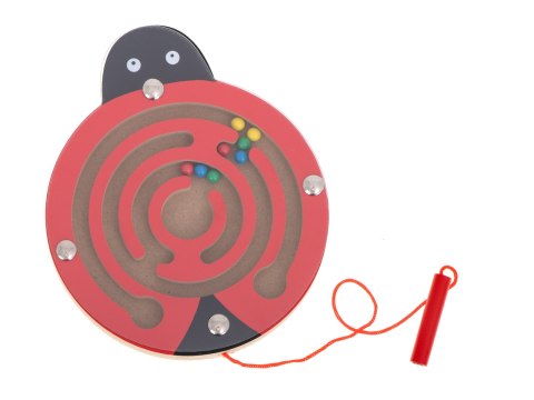 Labirynt magnetyczny kuleczki biedronka Labirynt magnetyczny kuleczki biedronka