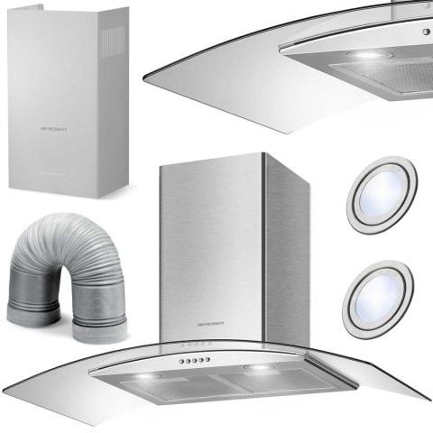 Okap kuchenny kominowy 90 cm Berdsen BT-223 INOX Okap kuchenny kominowy 90 cm Berdsen BT-223 INOX