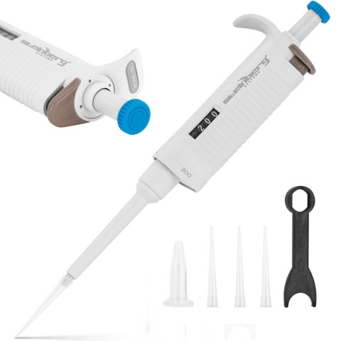 Pipeta laboratoryjna jednokanałowa 0.02-0.2 ml Pipeta laboratoryjna jednokanałowa 0.02-0.2 ml