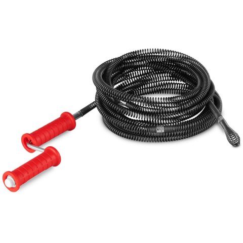 Spirala żmijka udrażniacz sprężyna kanalizacyjna hydrauliczna do rur ręczna 9.2 m Spirala żmijka udrażniacz sprężyna kanalizacyjna hydrauliczna do rur ręczna 9.2 m