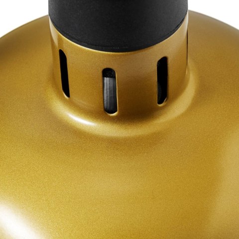 Lampa grzewcza do potraw na podczerwień IR wisząca złota śr. 29 cm 250 W Lampa grzewcza do potraw na podczerwień IR wisząca złota śr. 29 cm 250 W