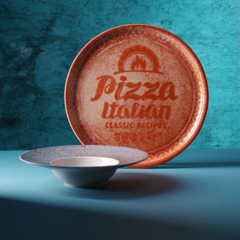 Talerz do pizzy z porcelany Recipe Collection Brick Red śr. 33 cm - zestaw 6 szt. Talerz do pizzy z porcelany Recipe Collection Brick Red śr. 33 cm - zestaw 6 szt.