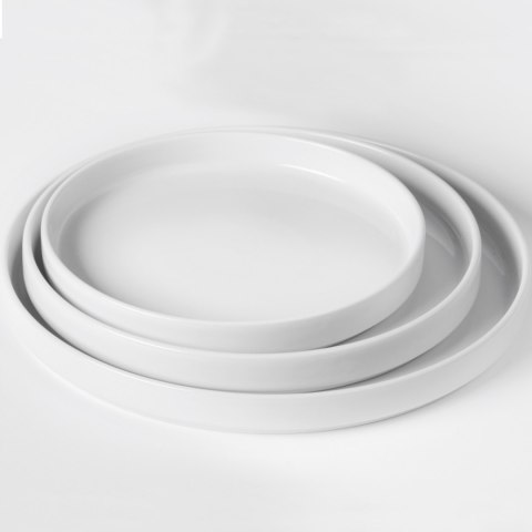 Talerz z wysokim rantem OSLO biały 240 x 26 mm - zestaw 6 szt. Talerz z wysokim rantem OSLO biały 240 x 26 mm - zestaw 6 szt.
