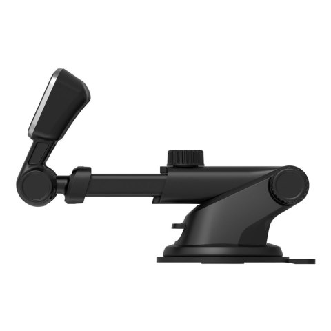 Uchwyt na telefon magnetyczny teleskopowy na szybę i kokpit samochodu czarny Uchwyt na telefon magnetyczny teleskopowy na szybę i kokpit samochodu czarny