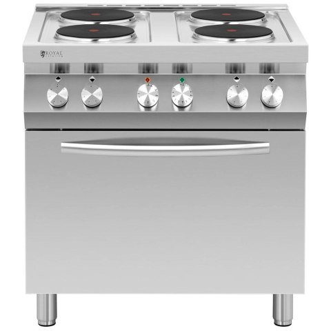 Kuchnia elektryczna 4-płytowa z piekarnikiem 4 x 2600 W 3 kW 400 V ITALY Kuchnia elektryczna 4-płytowa z piekarnikiem 4 x 2600 W 3 kW 400 V ITALY