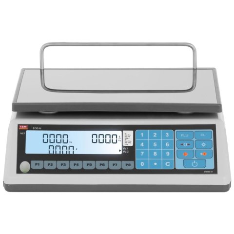 Waga sklepowa handlowa 15 kg / 5 g LCD M LEGALIZACJA Waga sklepowa handlowa 15 kg / 5 g LCD M LEGALIZACJA