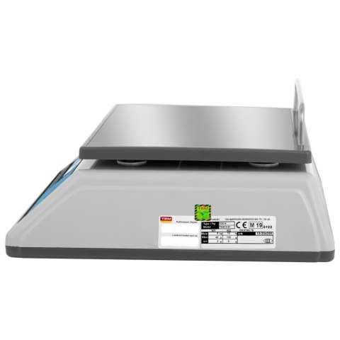 Waga sklepowa handlowa 15 kg / 5 g LCD M LEGALIZACJA Waga sklepowa handlowa 15 kg / 5 g LCD M LEGALIZACJA
