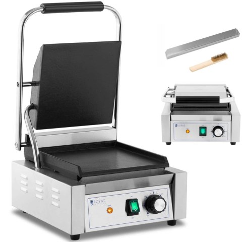 Grill kontaktowy elektryczny gładki 23 x 22 cm 1800 W Grill kontaktowy elektryczny gładki 23 x 22 cm 1800 W