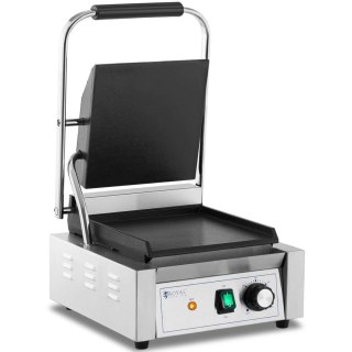 Grill kontaktowy elektryczny gładki 23 x 22 cm 1800 W