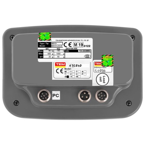 Waga magazynowa paczkowa 150 kg / 50 g LCD M LEGALIZACJA Waga magazynowa paczkowa 150 kg / 50 g LCD M LEGALIZACJA