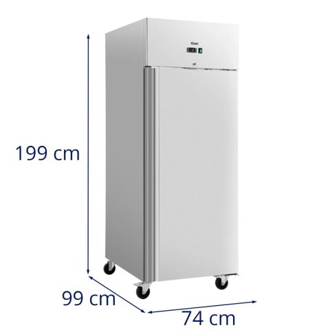 Szafa chłodnicza lodówka gastronomiczna na kółkach 2-8C 750 l Szafa chłodnicza lodówka gastronomiczna na kółkach 2-8C 750 l
