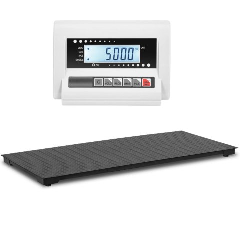 Waga platformowa weterynaryjna dla zwierząt 100 x 220 cm 5 t / 2 kg Waga platformowa weterynaryjna dla zwierząt 100 x 220 cm 5 t / 2 kg