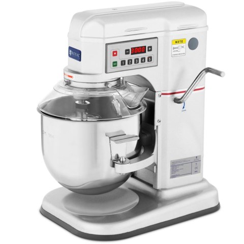 Mikser robot spiralny planetarny z opuszczaną misą RCPM-7.1A 7 l 230 V 650 W Mikser robot spiralny planetarny z opuszczaną misą RCPM-7.1A 7 l 230 V 650 W