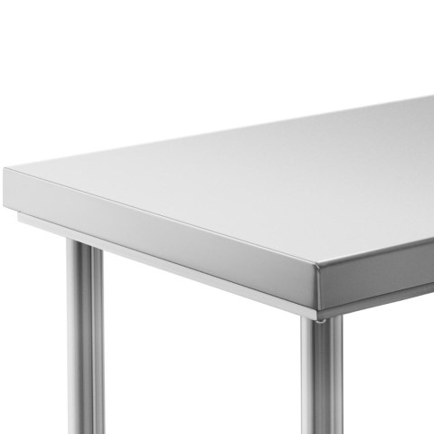 Stół blat roboczy stalowy nierdzewny z półką 200x60cm Stół blat roboczy stalowy nierdzewny z półką 200x60cm