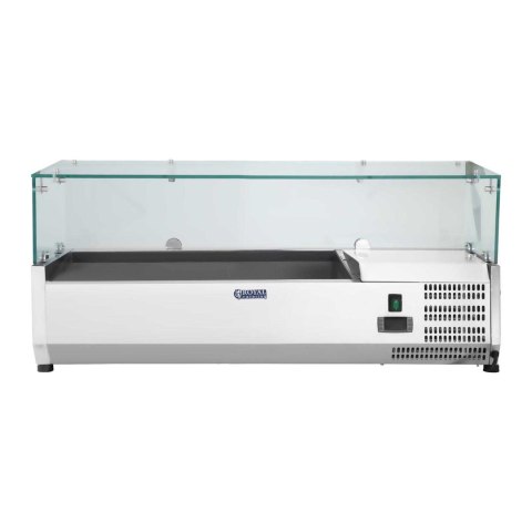 Nadstawa chłodnicza ze szklaną osłoną 3x GN1/3 i 1x GN1/2 120cm Nadstawa chłodnicza ze szklaną osłoną 3x GN1/3 i 1x GN1/2 120cm