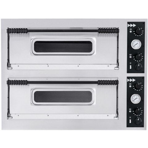 Piec do pizzy 2-komorowy na 8 pizz śr. 32 cm BASIC 44 9400 W Piec do pizzy 2-komorowy na 8 pizz śr. 32 cm BASIC 44 9400 W