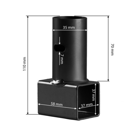 Łącznik nóg T do trampolin Neo-sport 15 ft 1 szt. Łącznik nóg T do trampolin Neo-sport 15 ft 1 szt.