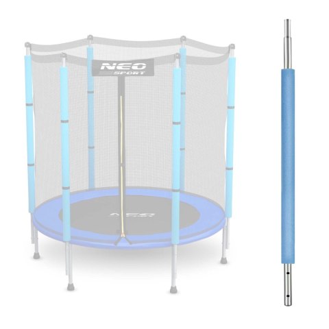 Słupek dolny do trampoliny z siatką zewnętrzną 4,5 ft niebieski Neo-Sport Słupek dolny do trampoliny z siatką zewnętrzną 4,5 ft niebieski Neo-Sport