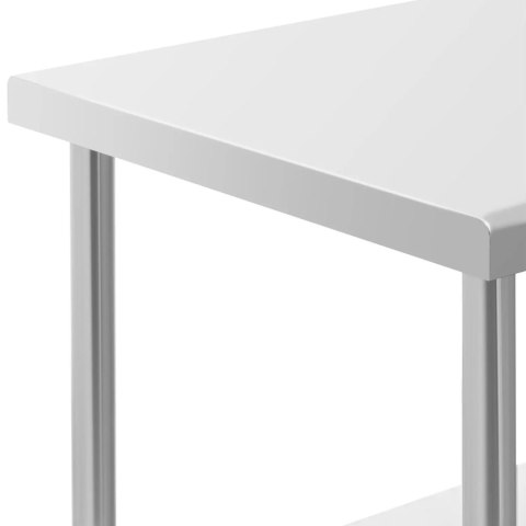 Stół blat roboczy na kółkach 2 poziomy 60 x 80 cm STAL do 135 kg Stół blat roboczy na kółkach 2 poziomy 60 x 80 cm STAL do 135 kg