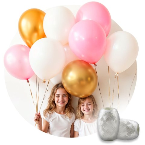 Butla z helem 0,20 m3 z balonami i wstążką Butla z helem 0,20 m3 z balonami i wstążką