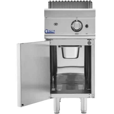 Grill gazowy ryflowany z szafką na propan / LPG / gaz ziemny 6 kW Grill gazowy ryflowany z szafką na propan / LPG / gaz ziemny 6 kW