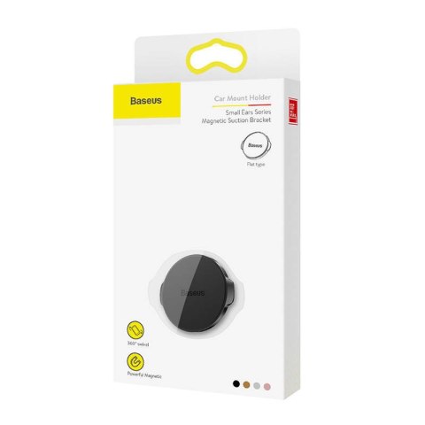 Samoprzylepny uchwyt magnetyczny na telefon Small Ears czarny Samoprzylepny uchwyt magnetyczny na telefon Small Ears czarny