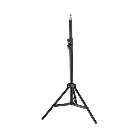 Statyw metalowy do lampy aparatu kamery sportowej śruba 1/4 cala wys. 1.5 m - czarny Statyw metalowy do lampy aparatu kamery sportowej śruba 1/4 cala wys. 1.5 m - czarny