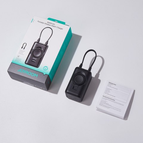 Powerbank do smartwatchy 5000mAh USB-C Lightning - czarny Powerbank do smartwatchy 5000mAh USB-C Lightning - czarny