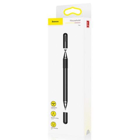 Rysik Golden Cudgel dwustronny do tabletów. telefonów z żelopisem - czarny Rysik Golden Cudgel dwustronny do tabletów. telefonów z żelopisem - czarny