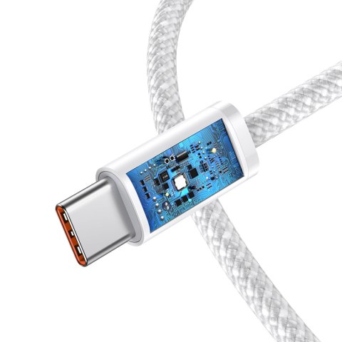 Kabel przewód Dynamic Series USB-C - USB-C 100W 1m - biały