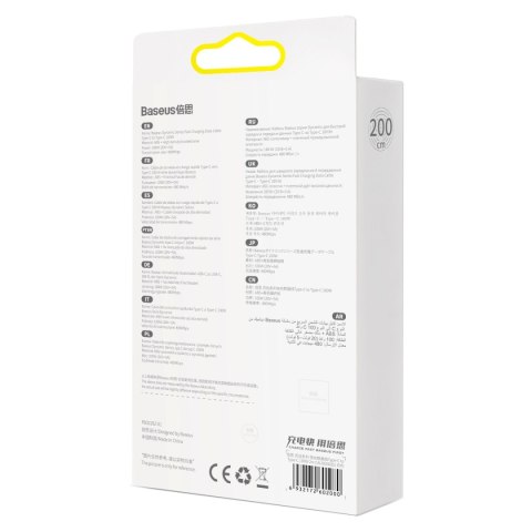 Kabel przewód Dynamic Series USB-C - USB-C 100W 1m - biały