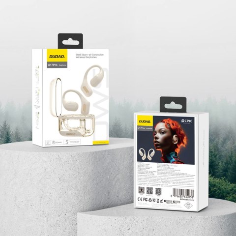 Słuchawki bezprzewodowe U17Pro nauszne z Bluetooth 5.3 i ANC - białe