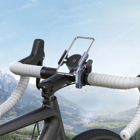 Uchwyt magnetyczny na telefon na kierownicę rower hulajnogę skuter motor PrimeTrip - czarny