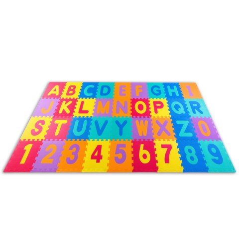 Duża mata piankowa, puzzle, litery kolorowe 36 szt. Duża mata piankowa, puzzle, litery kolorowe 36 szt.