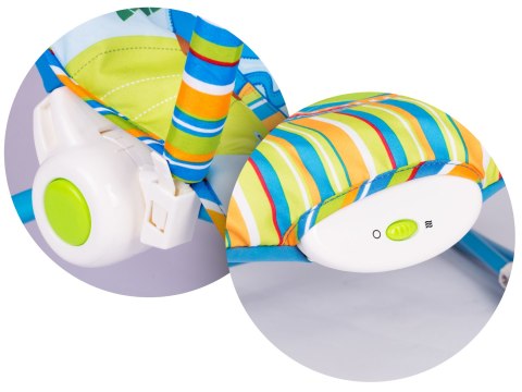 Multifunkcyjny leżaczek z wibracją oraz muzyką Ricokids Multifunkcyjny leżaczek z wibracją oraz muzyką Ricokids